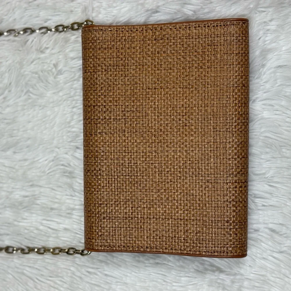 Elegant Brown Bee Embellished Clutch